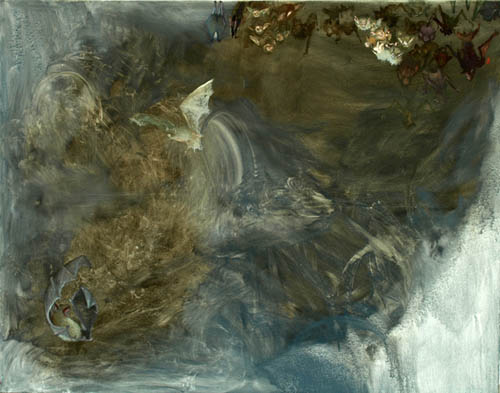 Chiroptera, 130 x 165 cm, Oel auf Leinwand, 2007